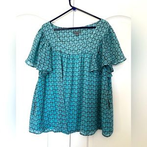 Boho flirty and feminine top